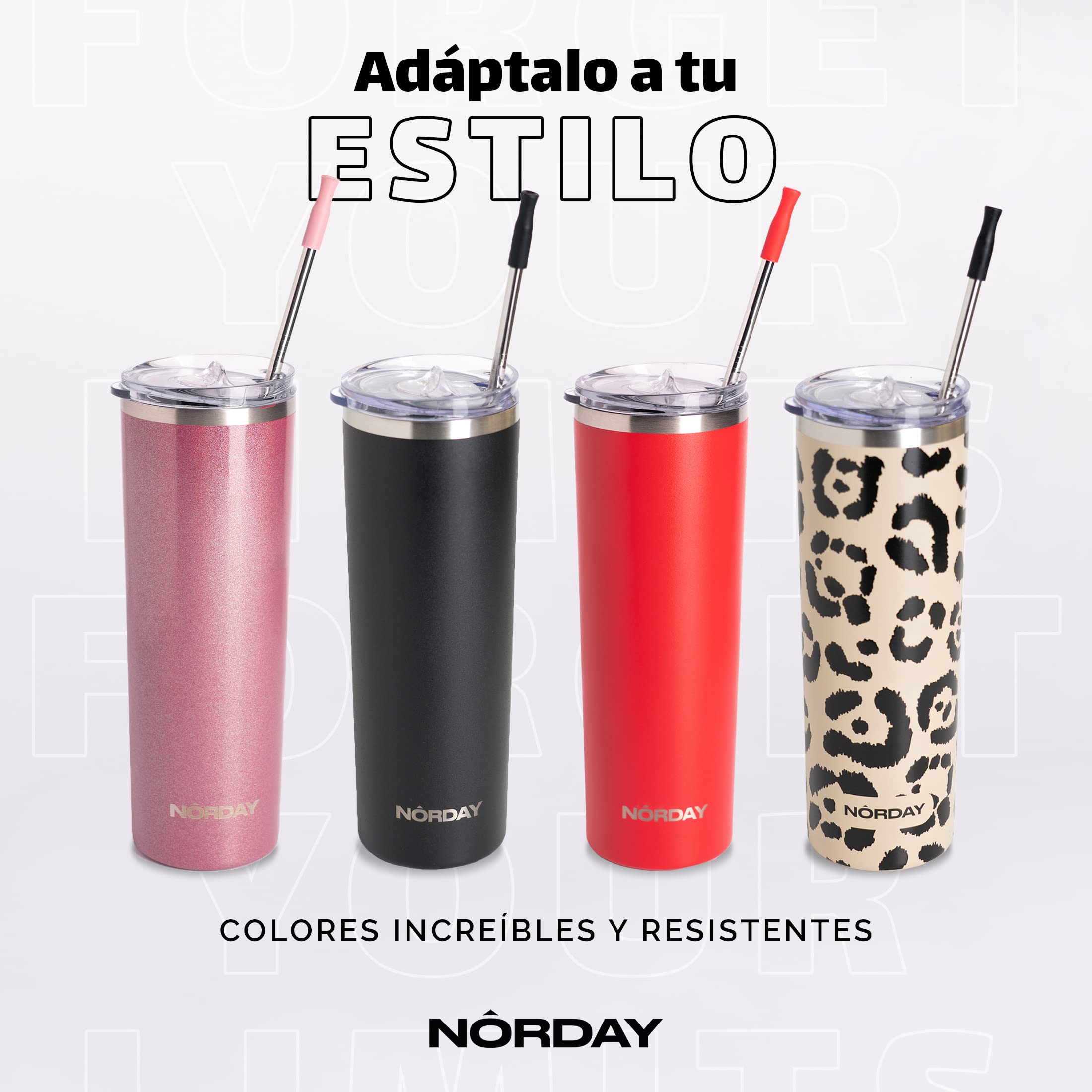 NORDAY Thermobecher aus Edelstahl, 625 ml, hält Temperatur bis zu 24 Stunden, auslaufsicherer Deckel, ideal für Ausflüge, doppelwandig, extra widerstandsfähig