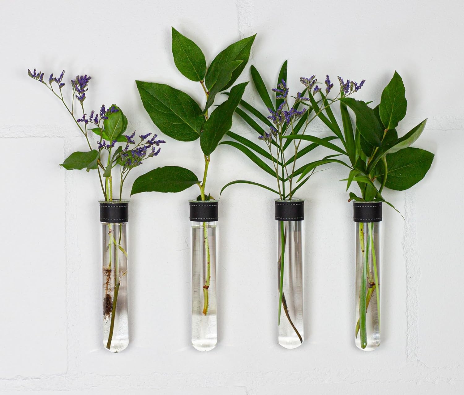 6 Pieces Bloem Water Tubes, Bloemen-Waterbuisjes, Bloemen Buizen Kunststof, Bloem Water Buizen, Waterbuisjes voor Bloemen, Waterbuisjes met Doppen voor Bloemstukken, Bloemenplanten
