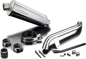 Amazon | DELKEVIC スリップオンステンレスオーバルマフラー