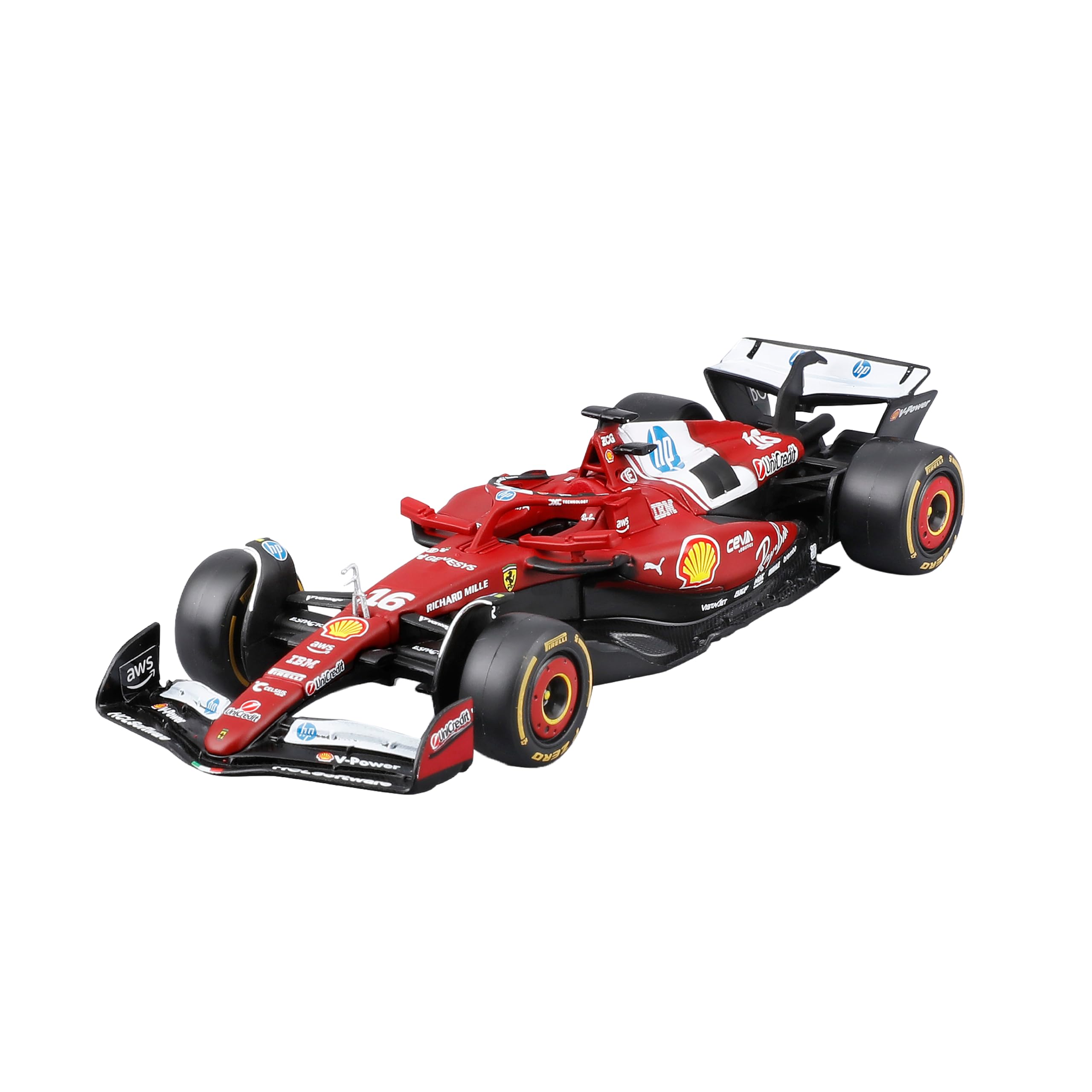 Bburago Ferrari SF-25 F1 2025 #16 Leclerc Diecast Model 1:43 Monoposto Formula 1