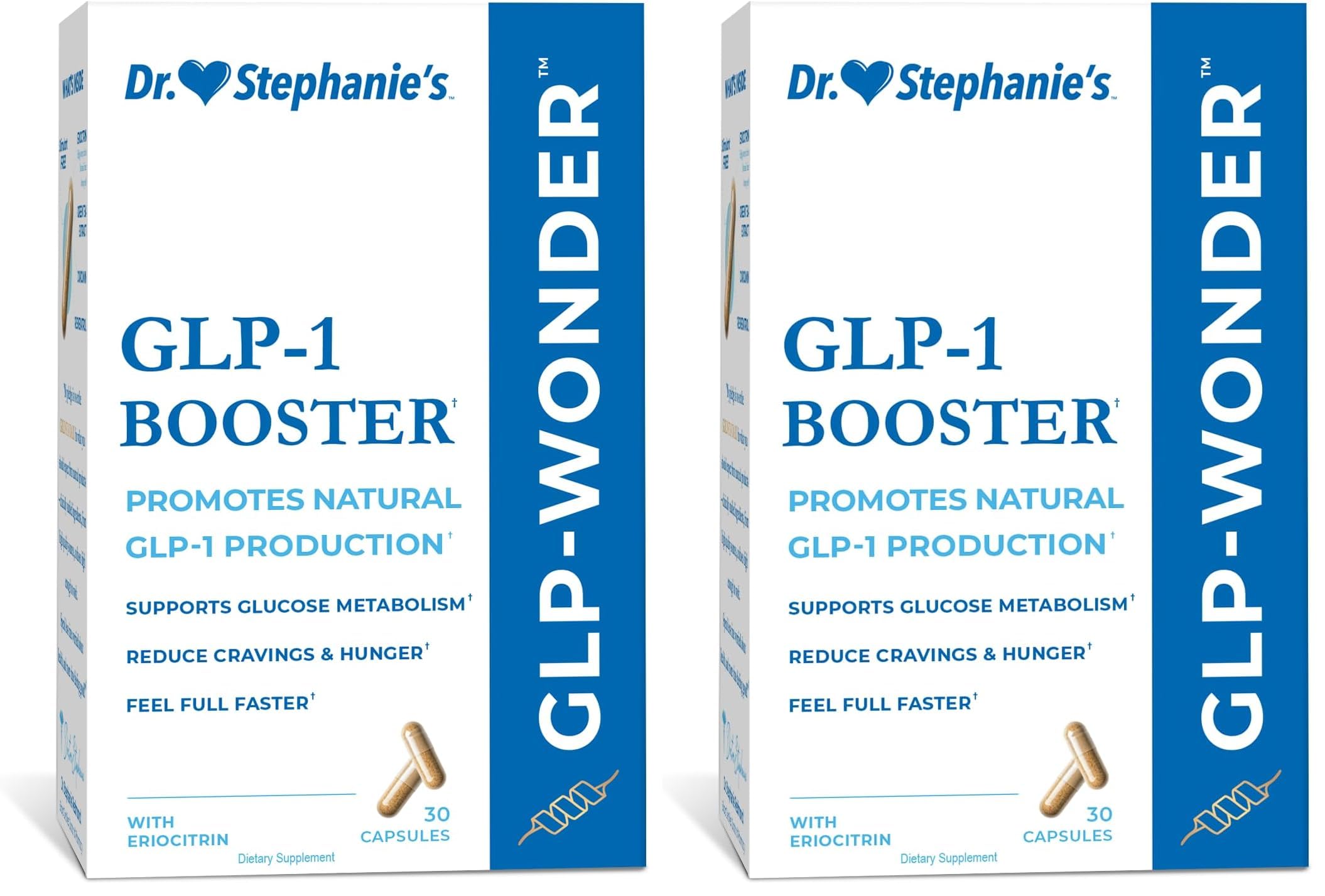 Dr. Stephanie's GLP-Wonder Natural GLP-1 Boosting Supplement - Control Hunger & Appetite, Fight Cravings - Side-Effect Free Support — Amazon image 8