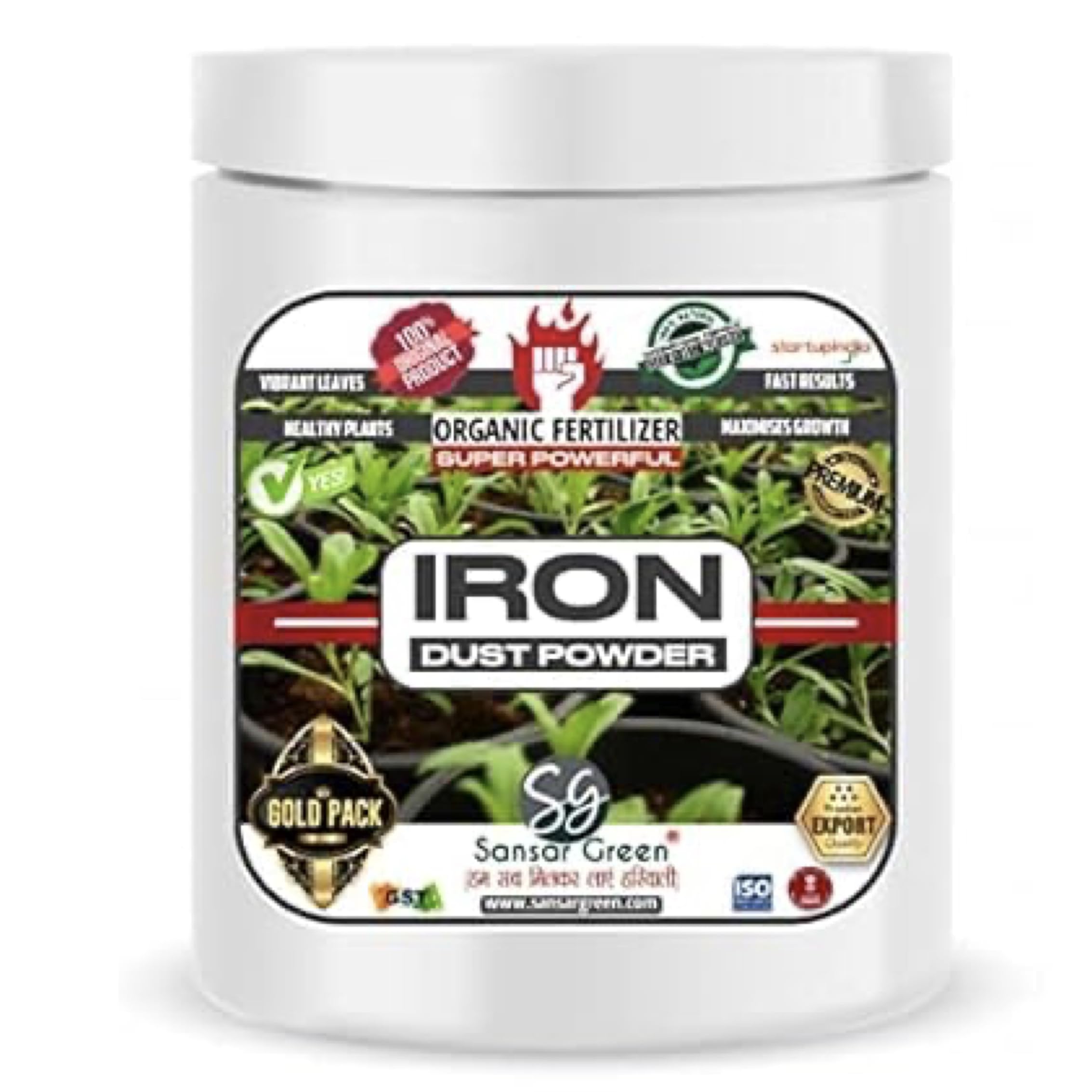 Sansar Green® Iron Dust Powder, Premium Essential Super Powerful Organic Magnetic active Iron Powder Fertilizer for Best Growth of Plants (400 gm) (B09H4BZ3X7) Amazon Price History, Amazon Price Tracker