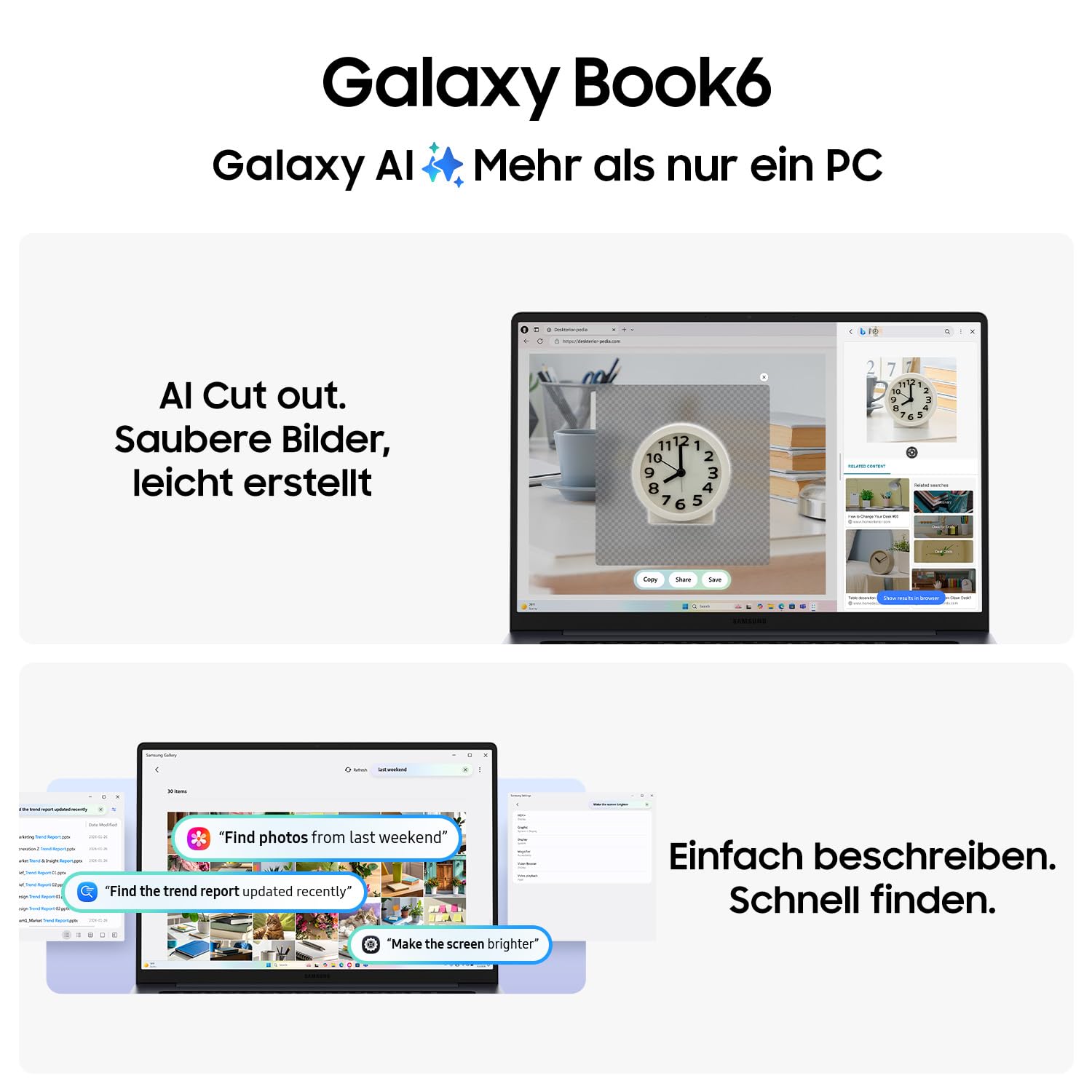 Samsung Galaxy Book6 |16" |3 Jahre Herstellergarantie | Exklusiv bei Amazon