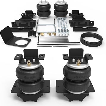 RETRUE Rear Air Bags Suspension Kit for 2002-2008 Dodge Ram 1500 Truck Towing, 5000 Lbs of Load Leveling Capacity, Replacement for Firestone 2286 Ride Rite Airbags for Trucks Rear Suspension