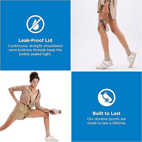 Miniatura 164 de Nalgene Sustain - Botella de agua de Tritan sin bisfenol A hecha con un 50 % de material derivado de restos de plástico, 32 fl oz, boca ancha