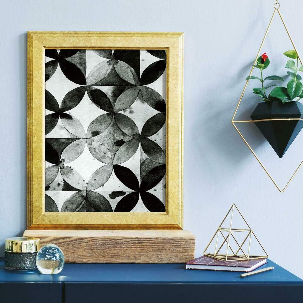 RoomMates RMK11353RL Paul Brent Black Moroccan Tile Peel and Stick Wallpaper