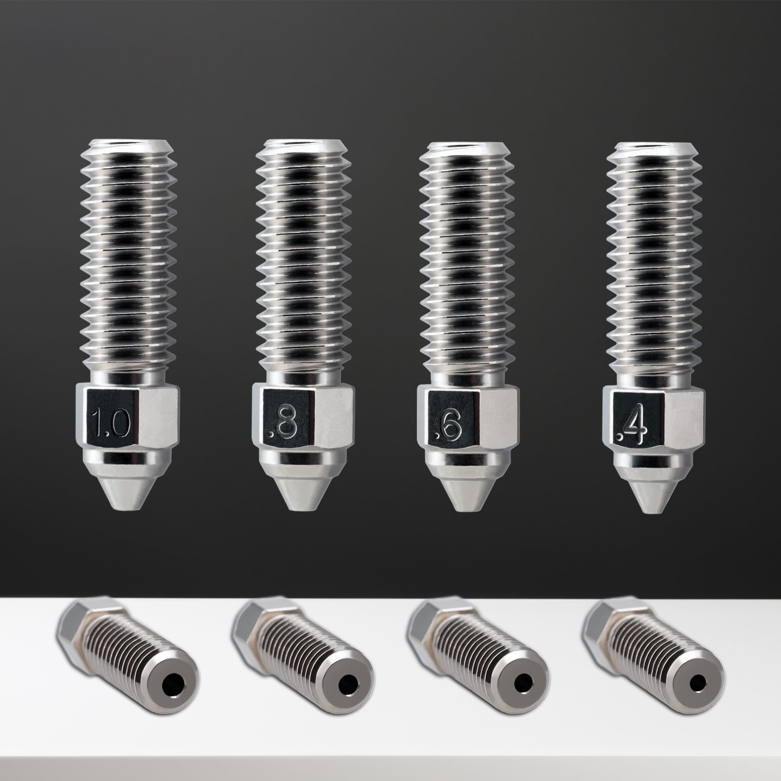 Micro Swiss Ugello In Ottone Placcato Per Creality K1, K1 Max, CR-M4 - 0.8mm, Resistente All'Usura - Foto 8