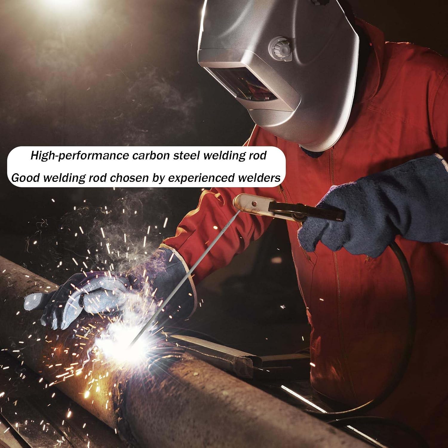 50PCS J422 Welding Rods 1.8mm, Mild Steel Electrodes, All Position Stick Rods, Smooth Welding Performance, Ideal for DIY and Repair,50pcs,1.0mm