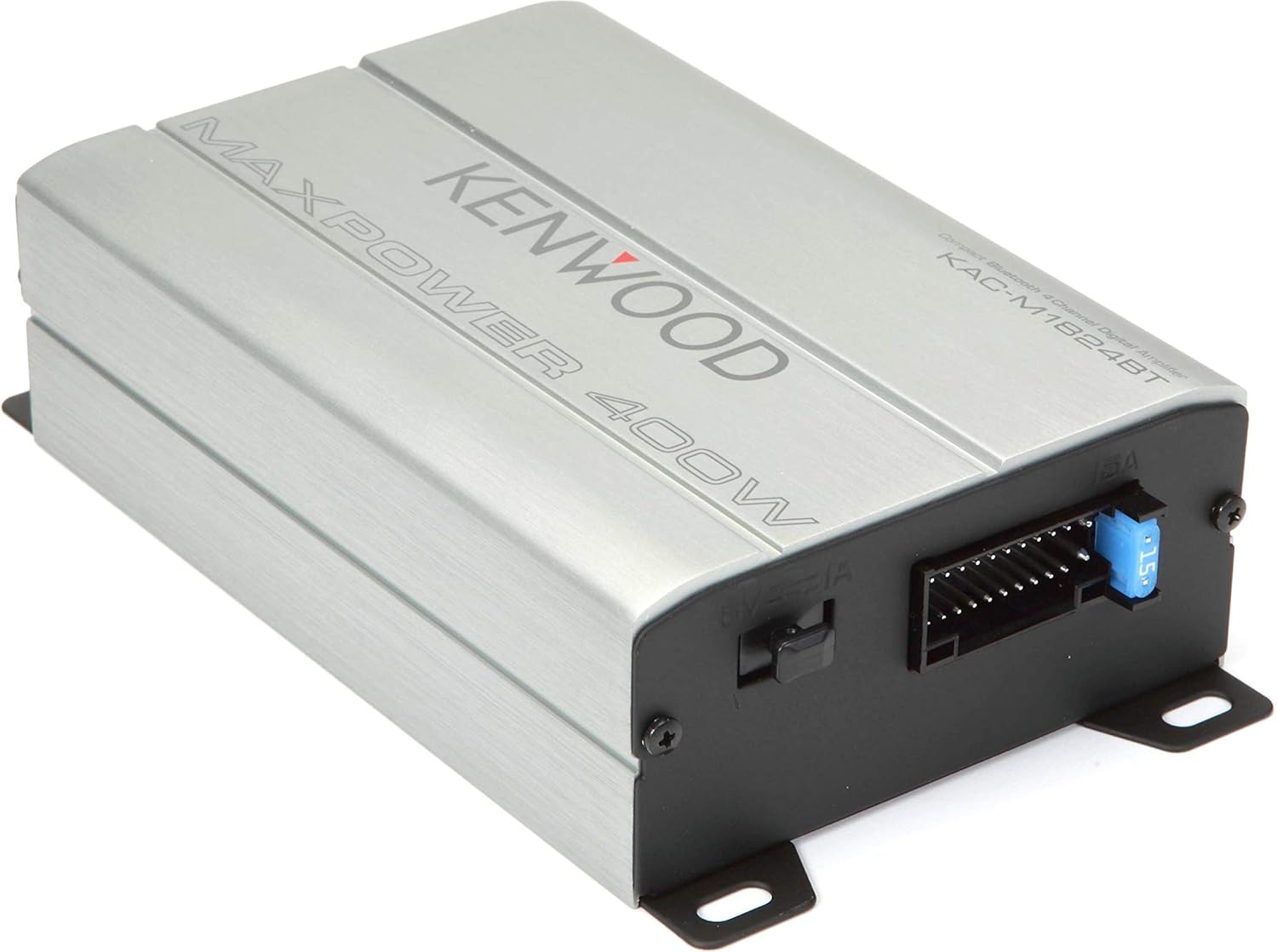 Kenwood 1177524 Compact Automotive/Marine Amplifier Class D Kac-M1824BT, 180W RMS, 400W PMPO, 4 Channel : Electronics