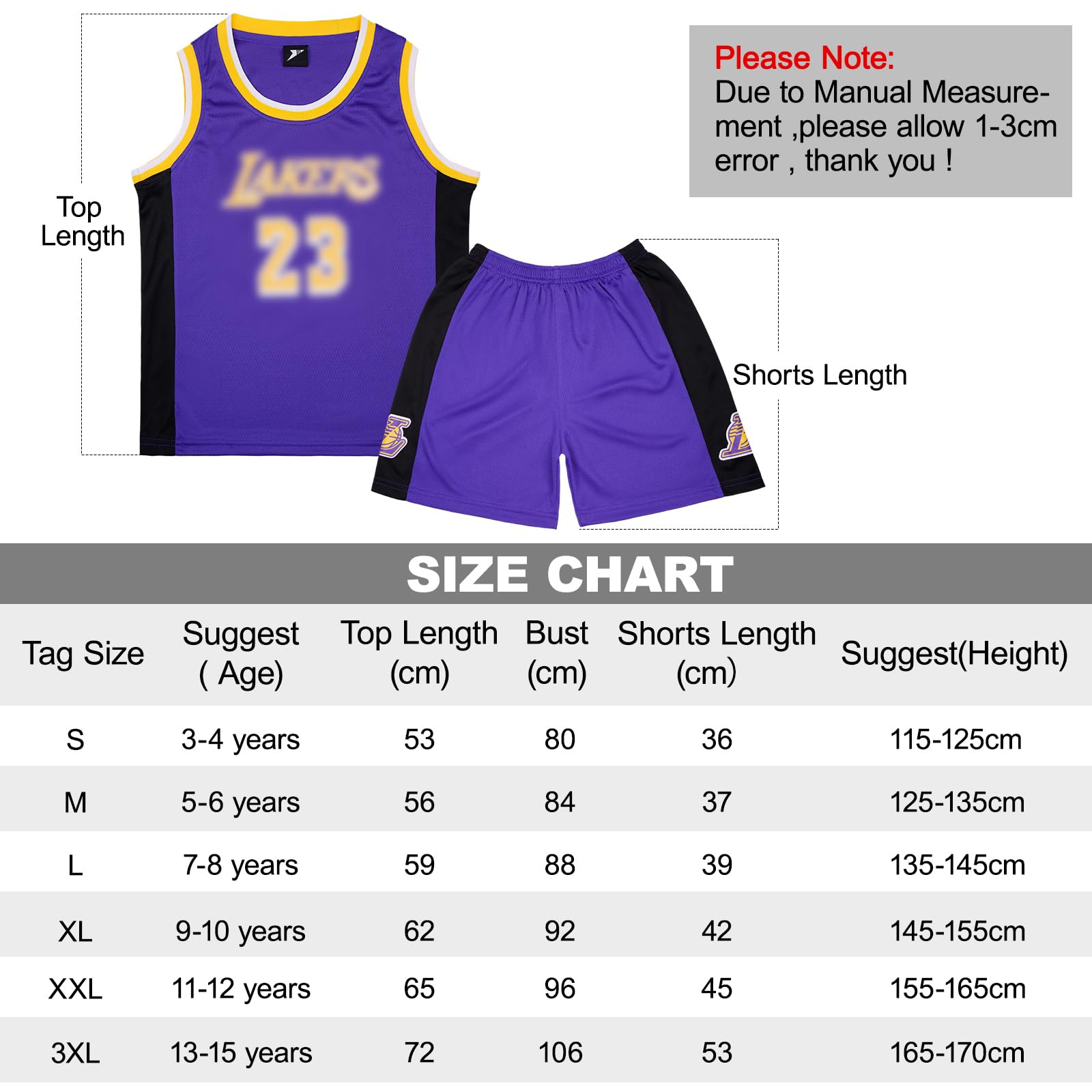 Maillot Basketball Enfant 2 Pièces, Tenue Basket Enfant Entraînement de Basketball, Maillot de Basket Enfant à Séchage Rapide + Short