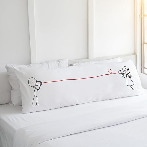 Miniatura 6 de BOLDLOFT fundas para almohadas para parejas con frase Say I Love You - regalos para parejas, para él y ella, para aniversarios y bodas