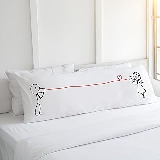 BoldLoft Say I Love You Body Pillowcase-Girlfriend Gift for Valentine's Day Anniversary Wedding Christmas Wife Gifts for Her Body Pillow Cover