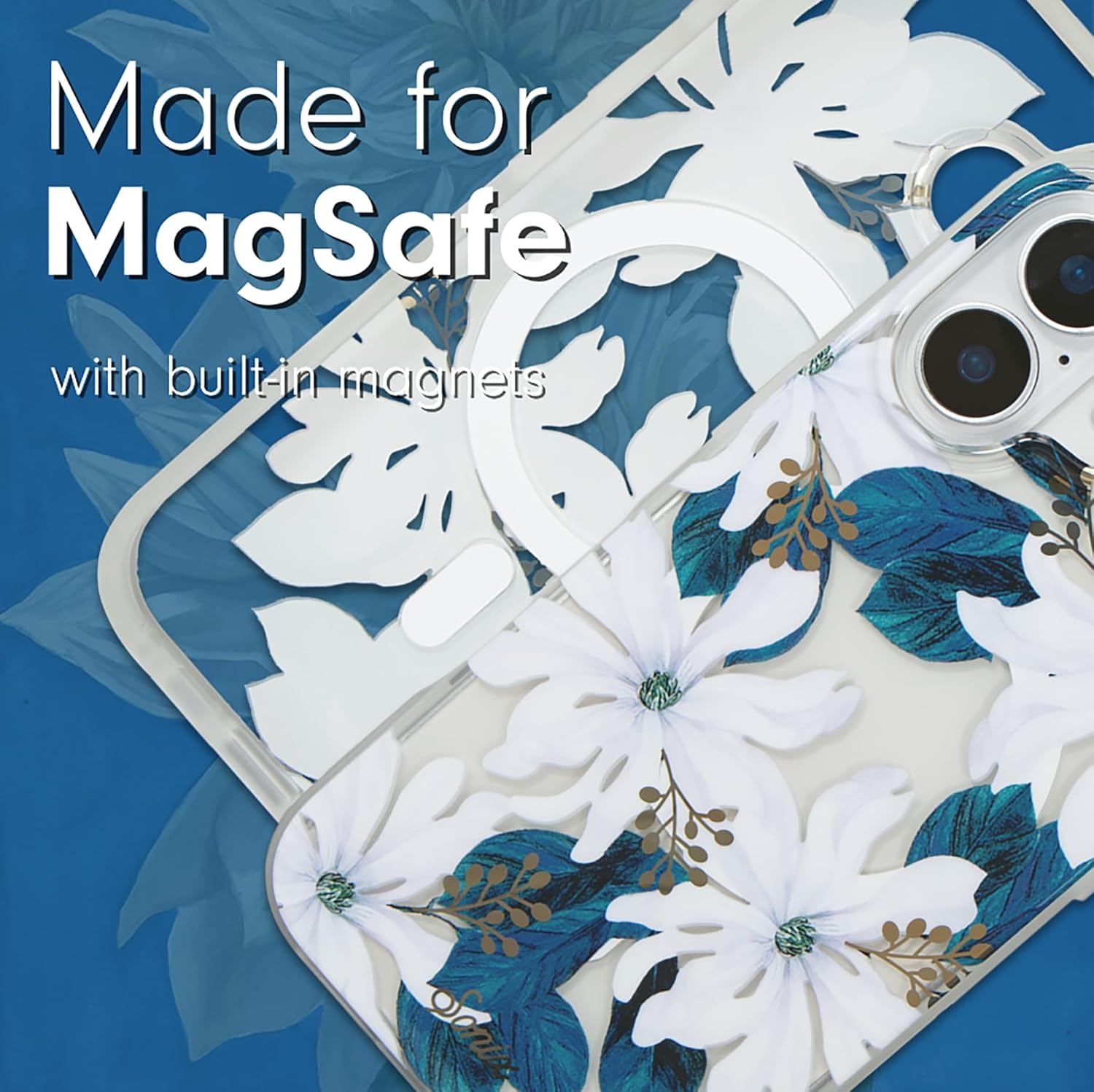 Sonix Case for iPhone 17 | Compatible with MagSafe | 10ft Drop Tested | Delilah Flower - Image 3