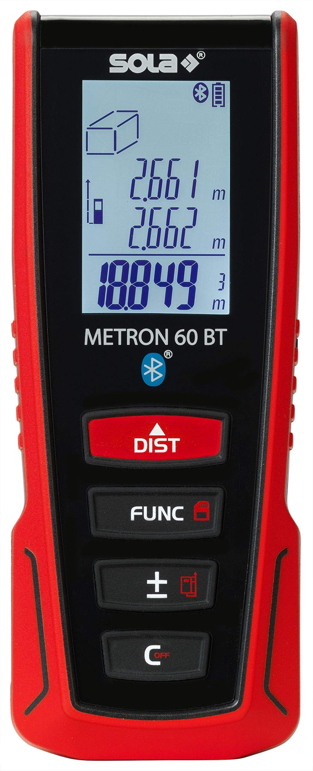 NUEVO 2024 - Medidor láser Metron 60 BT (60 m y ±1.50 mm)