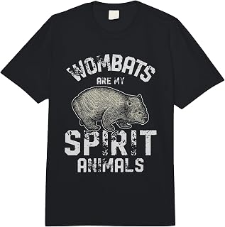 Spirit Animal Outback Australia Animal Gift Wombat Comfort Colors Adult Heavyweight T-Shirt