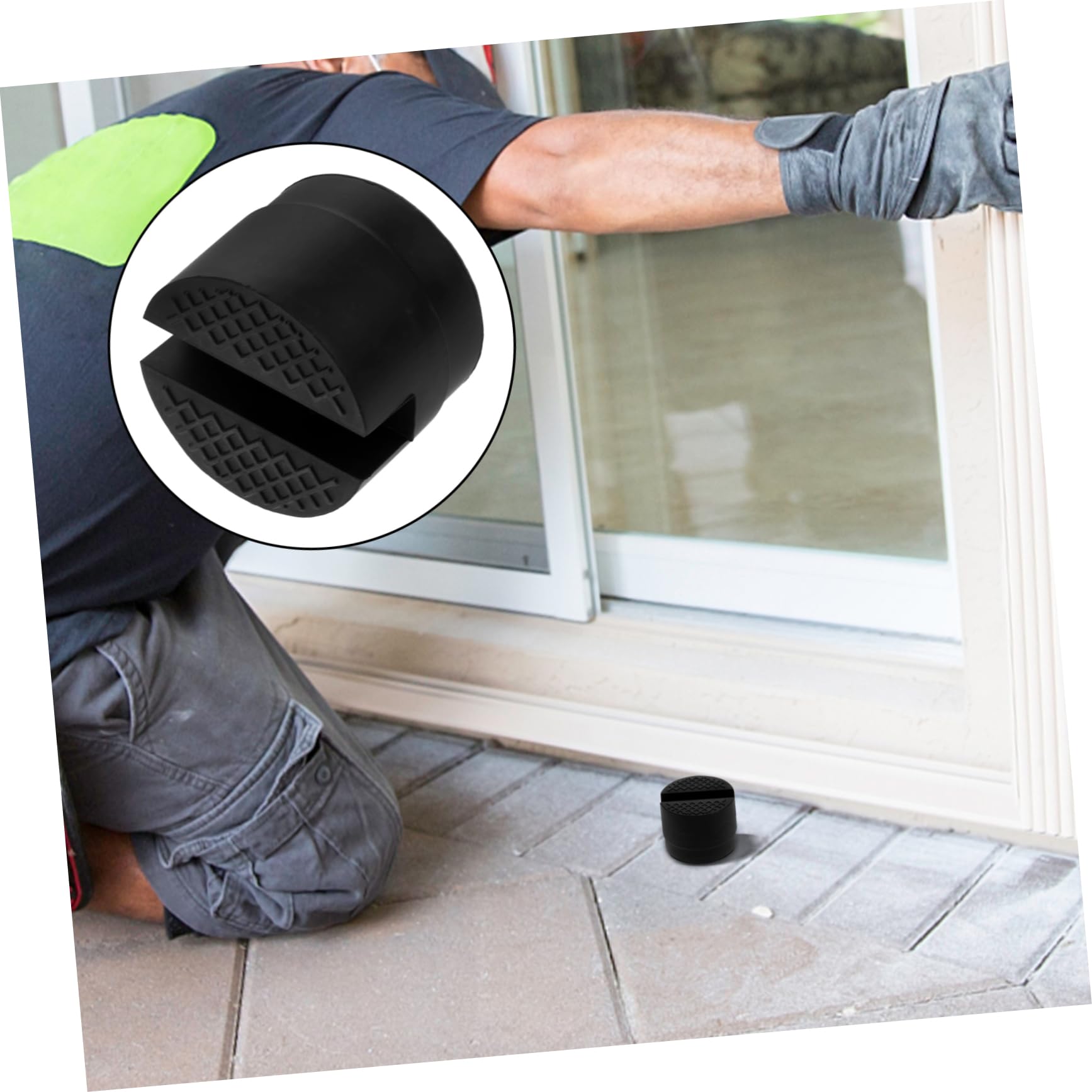 COSMEVIVI Jack Pad Car Lift Jack Pad Replacement Pads for Jack Stand Buffer Block Universal Floor Jack Disk Pad