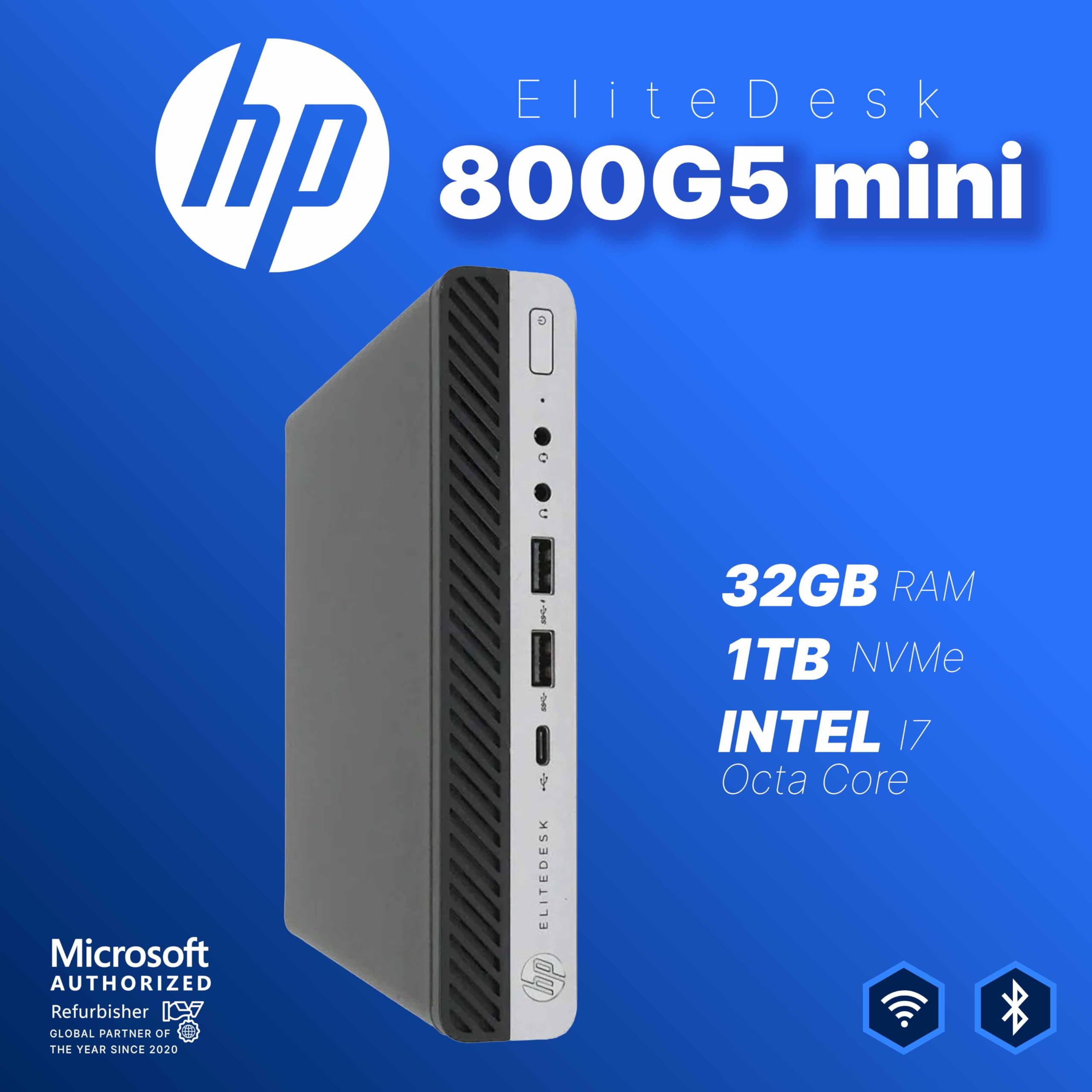 Amazon.com: HP EliteDesk 800 G5 Mini PC | Intel Core i7 | 32GB RAM