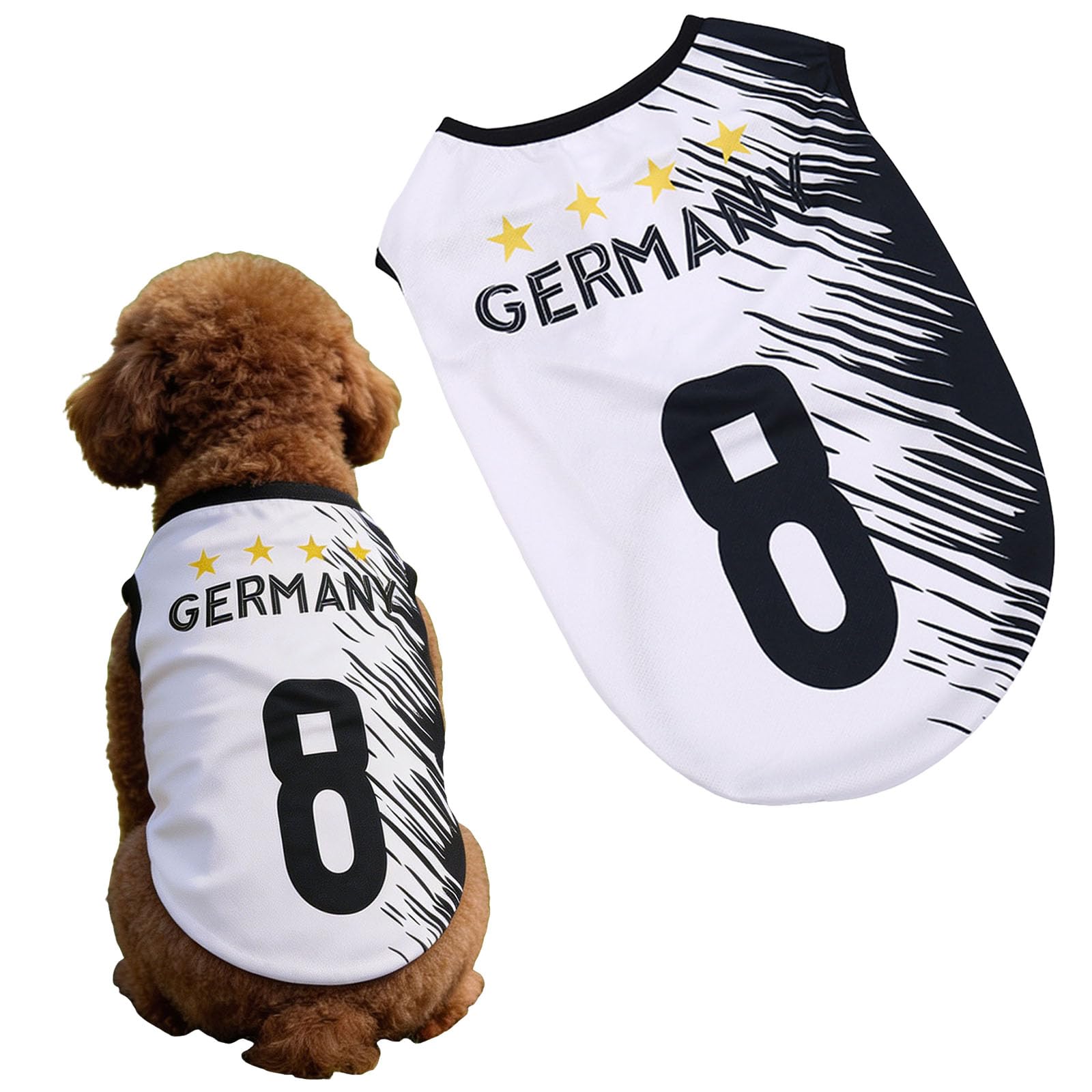 Pet Dog Soccer Sleeveless Breathable Mesh Puppy Sports Costume Football Sportswear Clothes Summer