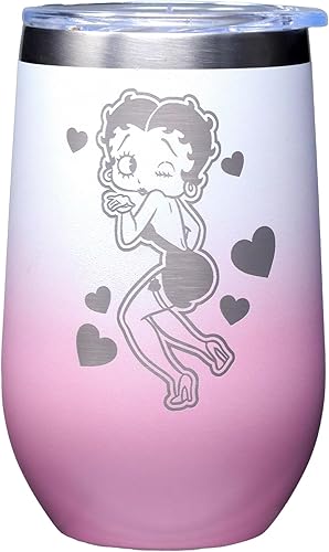 Miniatura 4 de Spoontiques Harry Potter - Vaso de vino de acero inoxidable con tapa de bloqueo, 16 onzas, personajes de Hogwarts en dibujos animados