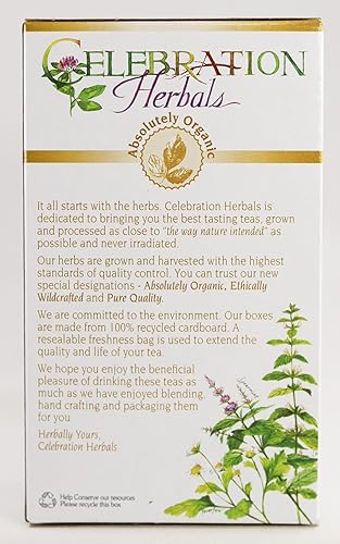 Miniatura 5 de Celebration Herbals Té orgánico de raíz de maca en polvo sin cafeína - 1.41 oz (té suelto)