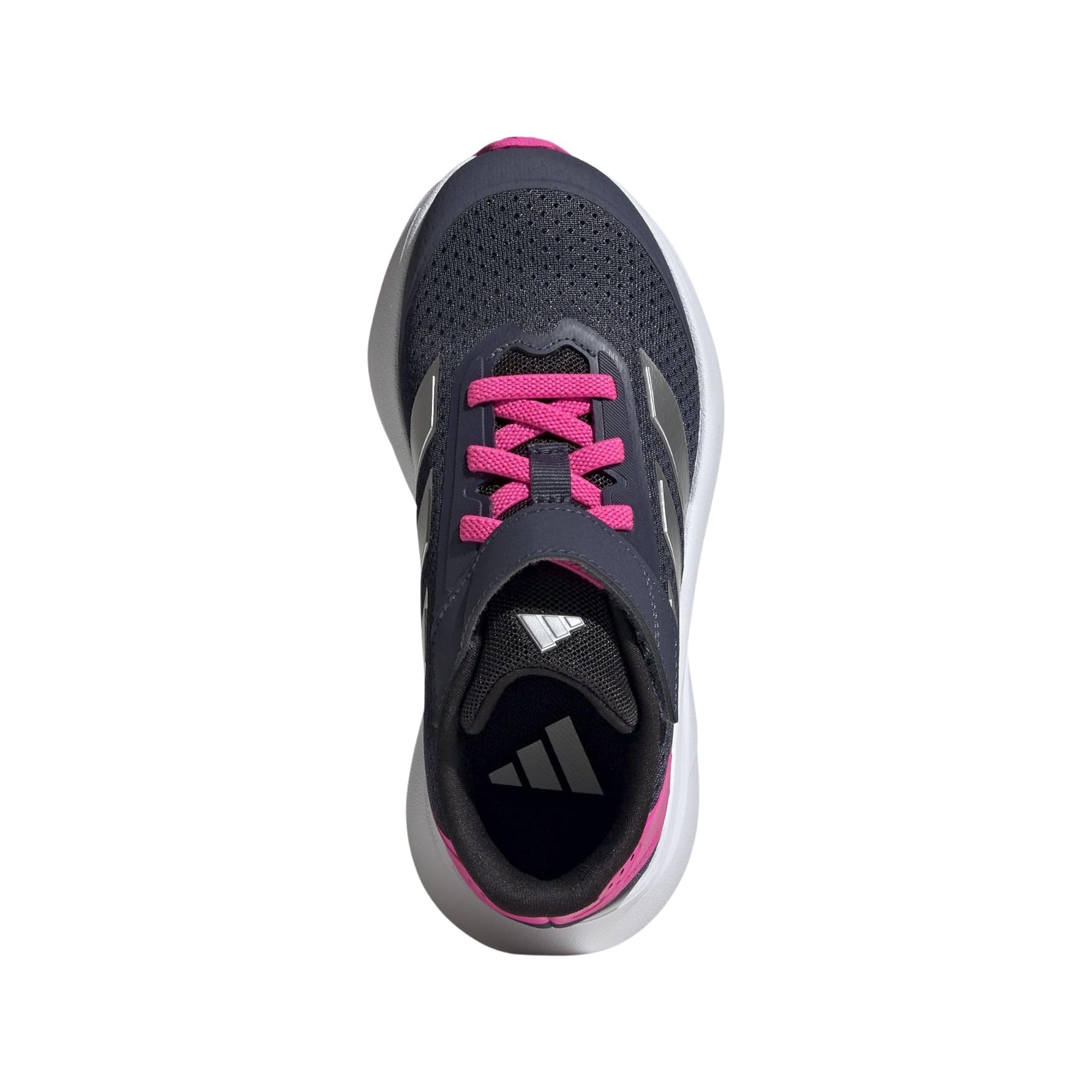adidas Mixte Enfant Duramo SL2 Hook and Loop Shoes Kids, Shadow Navy/Silver met./Lucid Pink, 28 EU