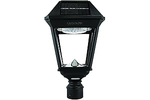 Gama Sonic Imperial III Solar Post Light: Illuminate Your Outdoors with Style and Sustainability