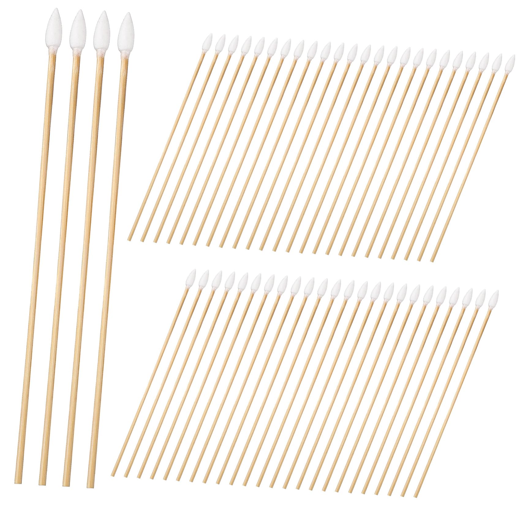 Beavorty 2000 Stk Wattestäbchen reinigungswerkzeuge Baumwollswabs Baumwollstäbchen Ohrenreinigungsknospen Ohrabstrich Tupfer mit Baumwollspitze Make-up-Applikatorstifte Baumwolle