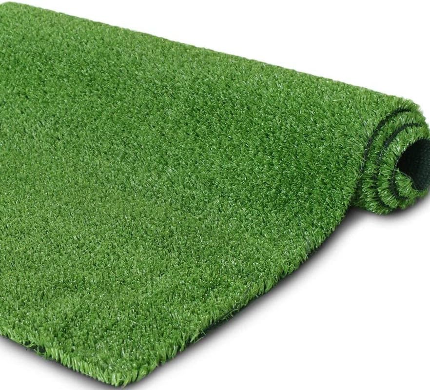 Glowvtech Artificial Grass Mat, Faux Green Rug Tiles for Indoor Outdoor Wall Backdrop, Lawn Garden Decor, Realistic Synthetic Turf Mat Balcony, Patio, Fence, Backyard, Party Decor (1pc)-image-33
