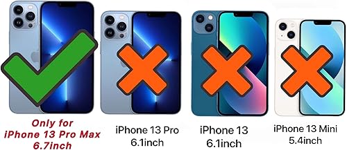 Miniatura 2 de Funda compatible con iPhone 13 Pro Max, solo para modelos nuevos de 6.7 pulgadas 2021, transparente, 4 esquinas con protección a prueba de golpes