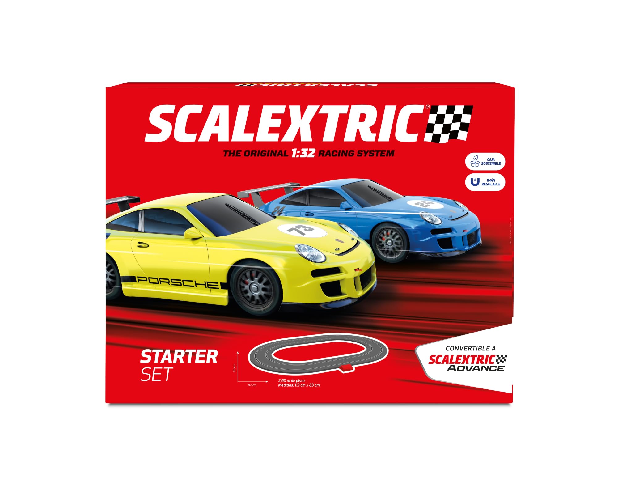 Scalextric - Accesorios y Extensiones Circuitos de Carreras Original Escala 1:32 (Starter Set)