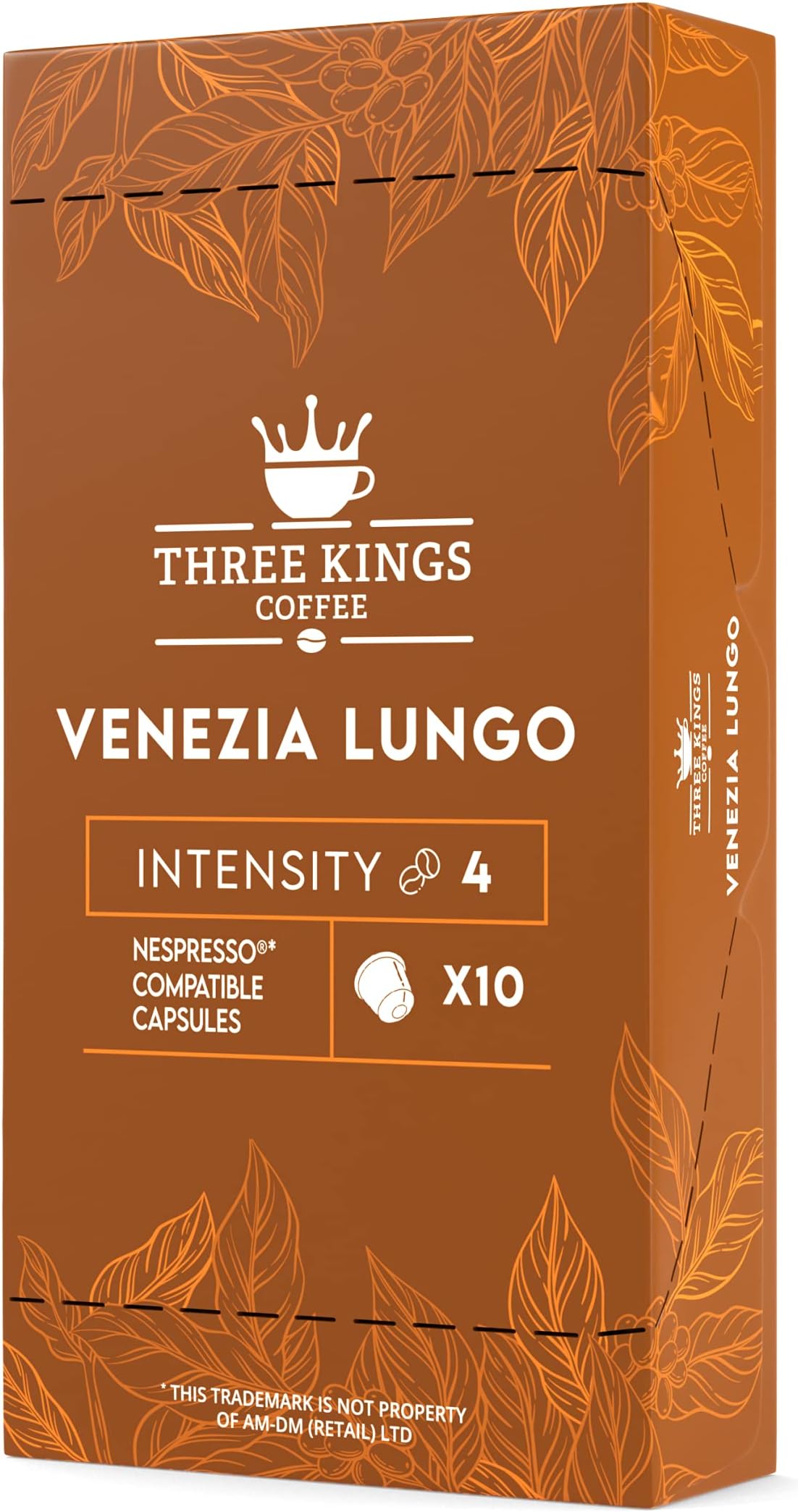 100 Nespresso Compatible Capsules (Venezia Lungo) - Sweet Coffee Pods for Machines - Coffee Accessories