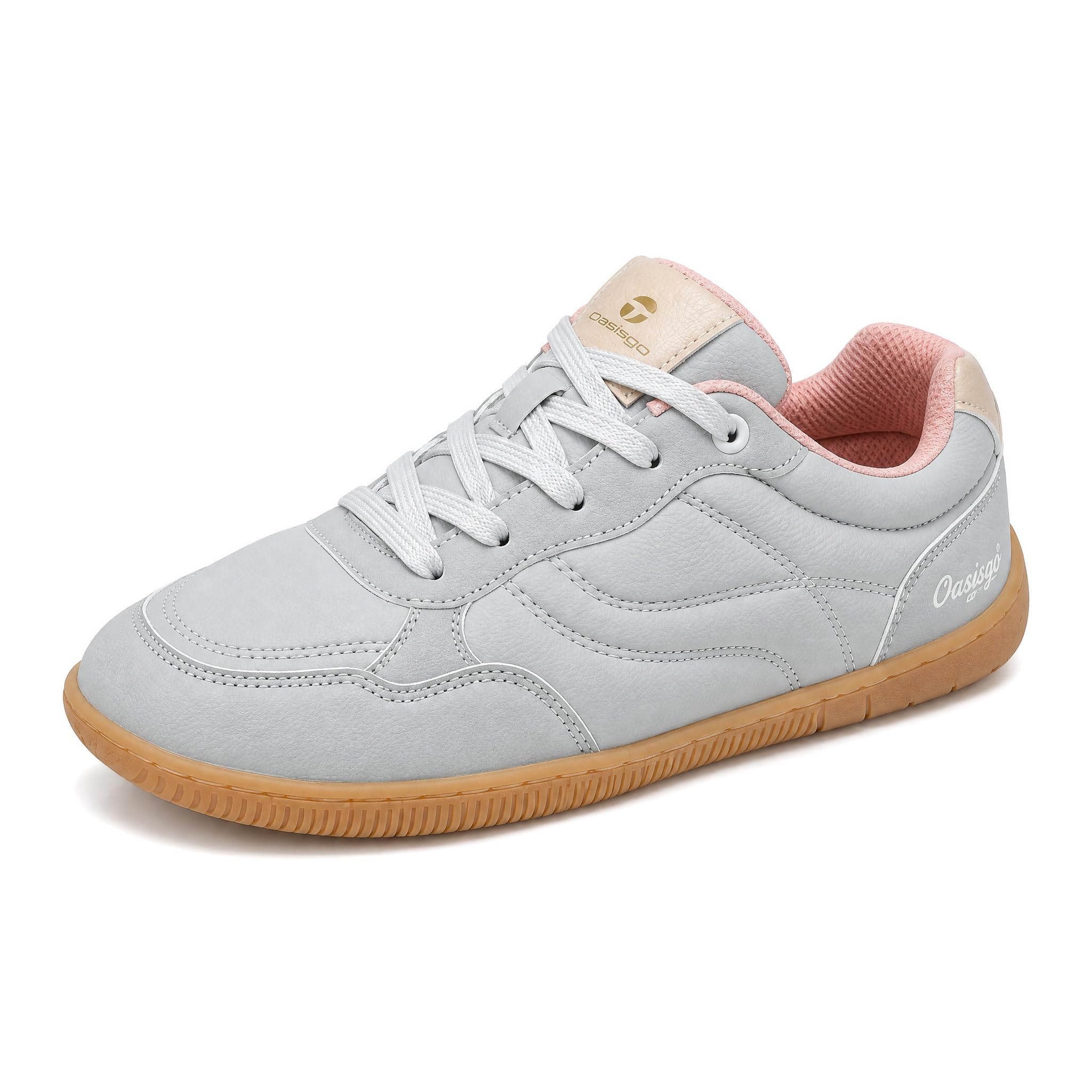 TARELO Wide Toe Box Barefoot Shoes Womens Laceless Minimalist Sneaker