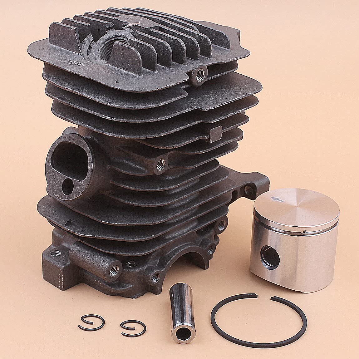 ICOOYO Kit Cylindre Piston Compatible Oleo-Mac BC350 BC380 Sparta 37 38 Efco 8370 - Référence 61212005B
