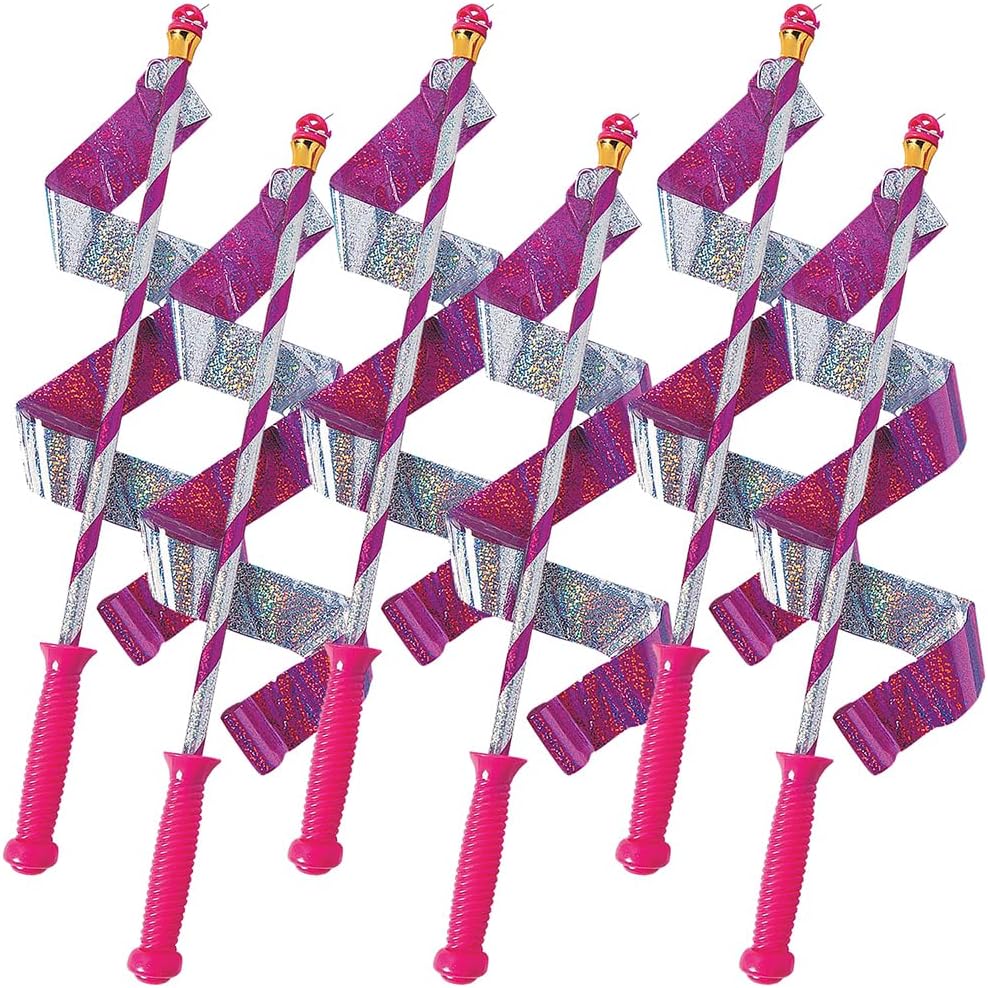Pink Plastic Ribbon Dancers (20