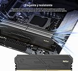 Netac DDR4 RAM 16 GB (2 x 8 GB) Kit 3200 MHz, DRAM 288 pin UDIMM memoria desktop, CL16 1.35 V Intel XMP 2.0 computer storage nero - 3