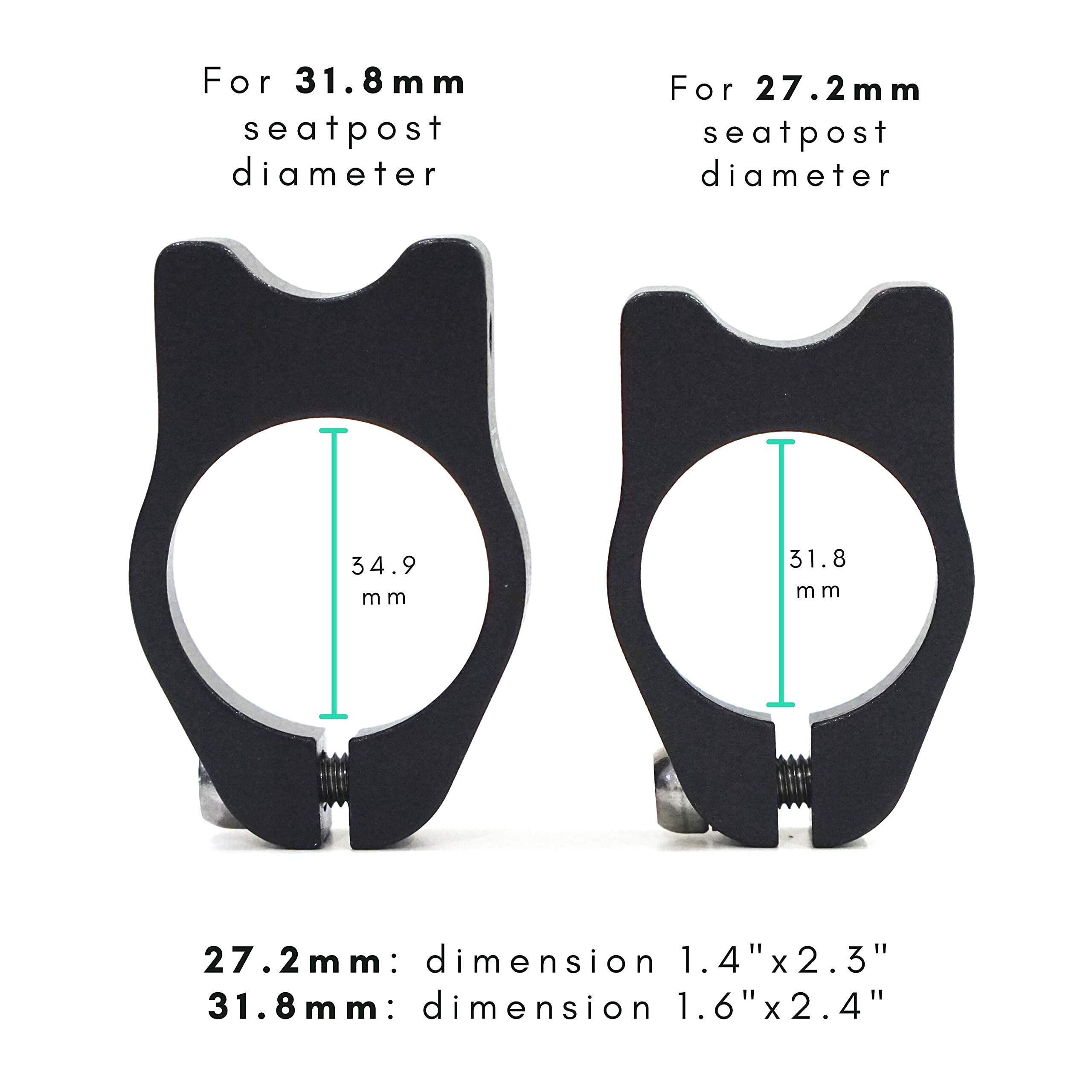 Buy Vincita Rack Mount Seatpost Clamp for Bike Without Rear Rack