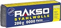 RAKSO Acélgyapot Extra Finom 0000 200g Polírozáshoz Réz Sárgaréz Üveg Tisztításához 1