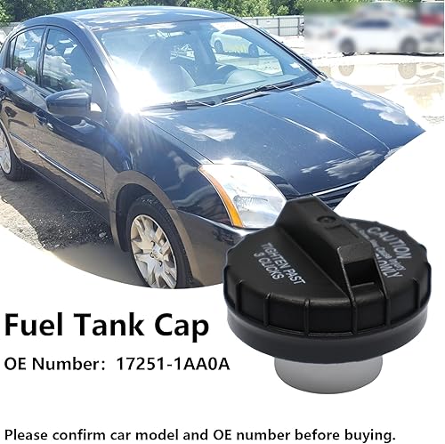 Miniatura 2 de Tapa del depósito de combustible para Nissan Murano 2009-2011 Reemplazar 17251-1AA0A 17251-1LA0B 17251-1LA0A