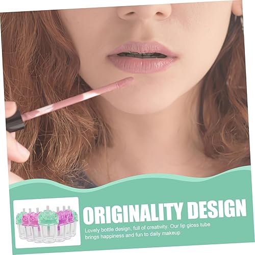 7pcs Lip Gloss Tube Bulk Reusable Diy Lip Gloss Containers for Cosmetics Random