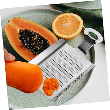 Zerodeko 2Pcs Stainless Steel Multi Function Food Grinders for Garlic and Ginger Household Food Grater with Wear Resistant Design Convenient Kitchen Spice Crusher