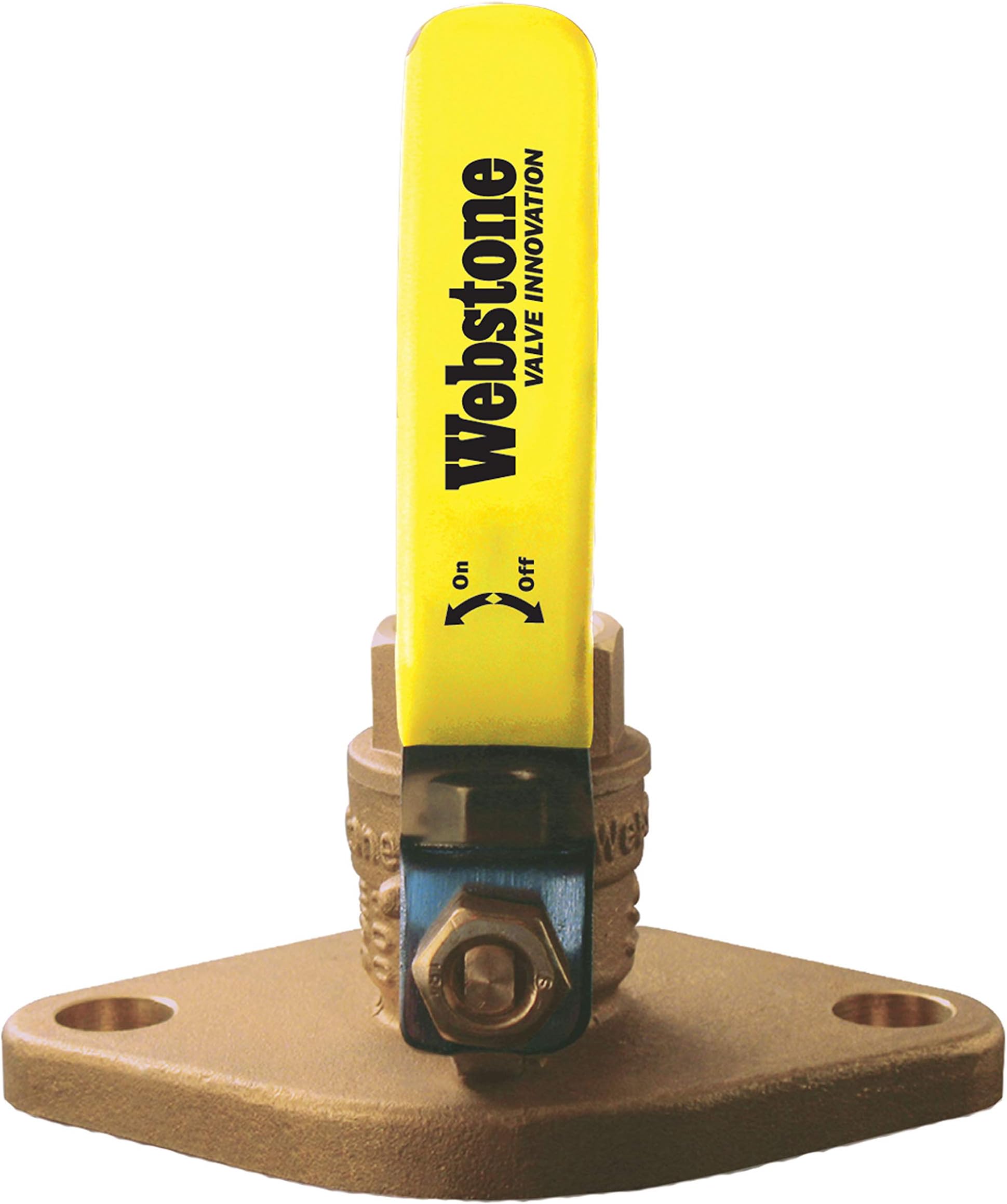 Webstone50406 Isolator Union-Flange Ball Valve - 1-1/2", Sweat