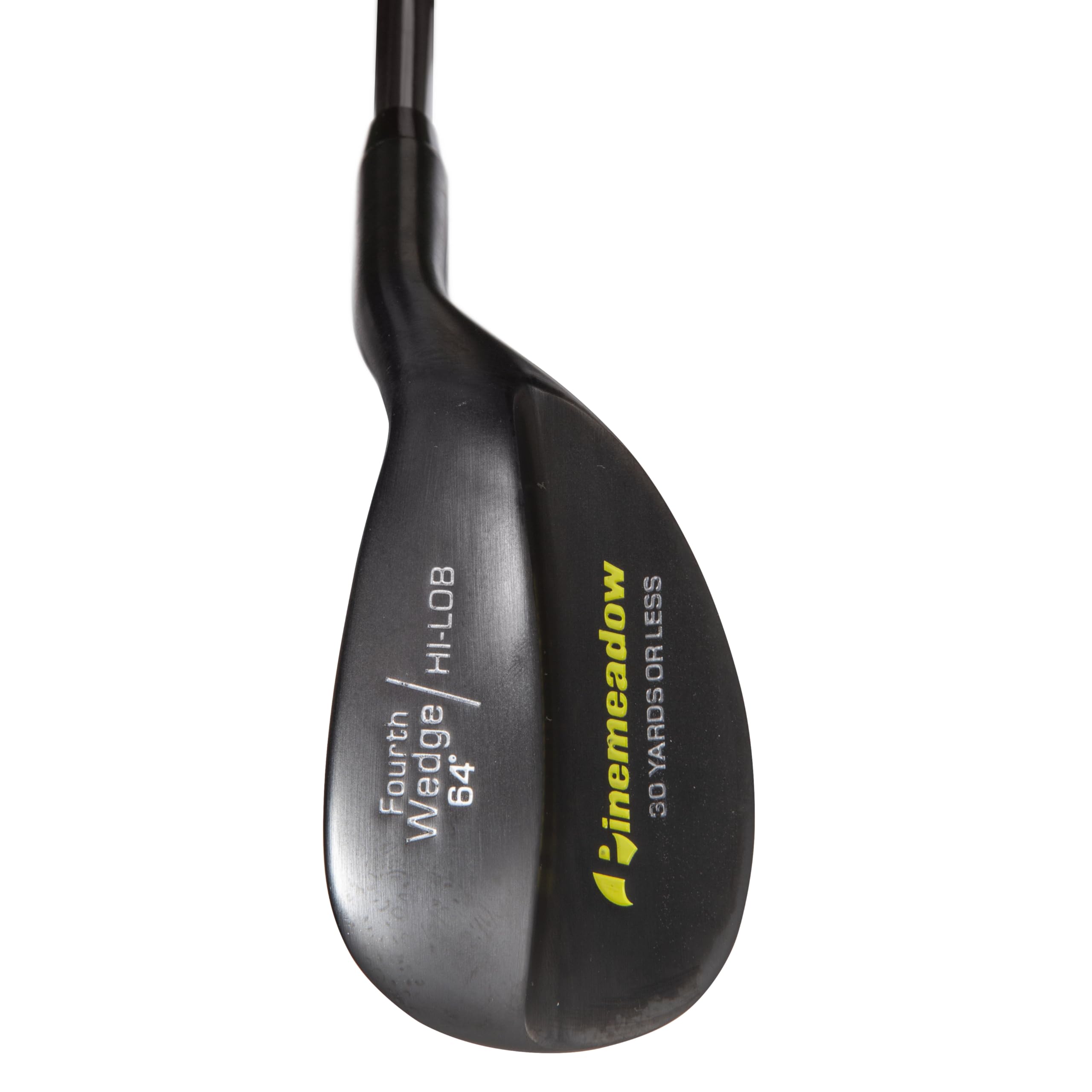 Pinemeadow Golf Uni – Erwachsene Pinemeadow MB Wedge-64 (Left Hand, Men's Standard) Golfkeil, Schwarz