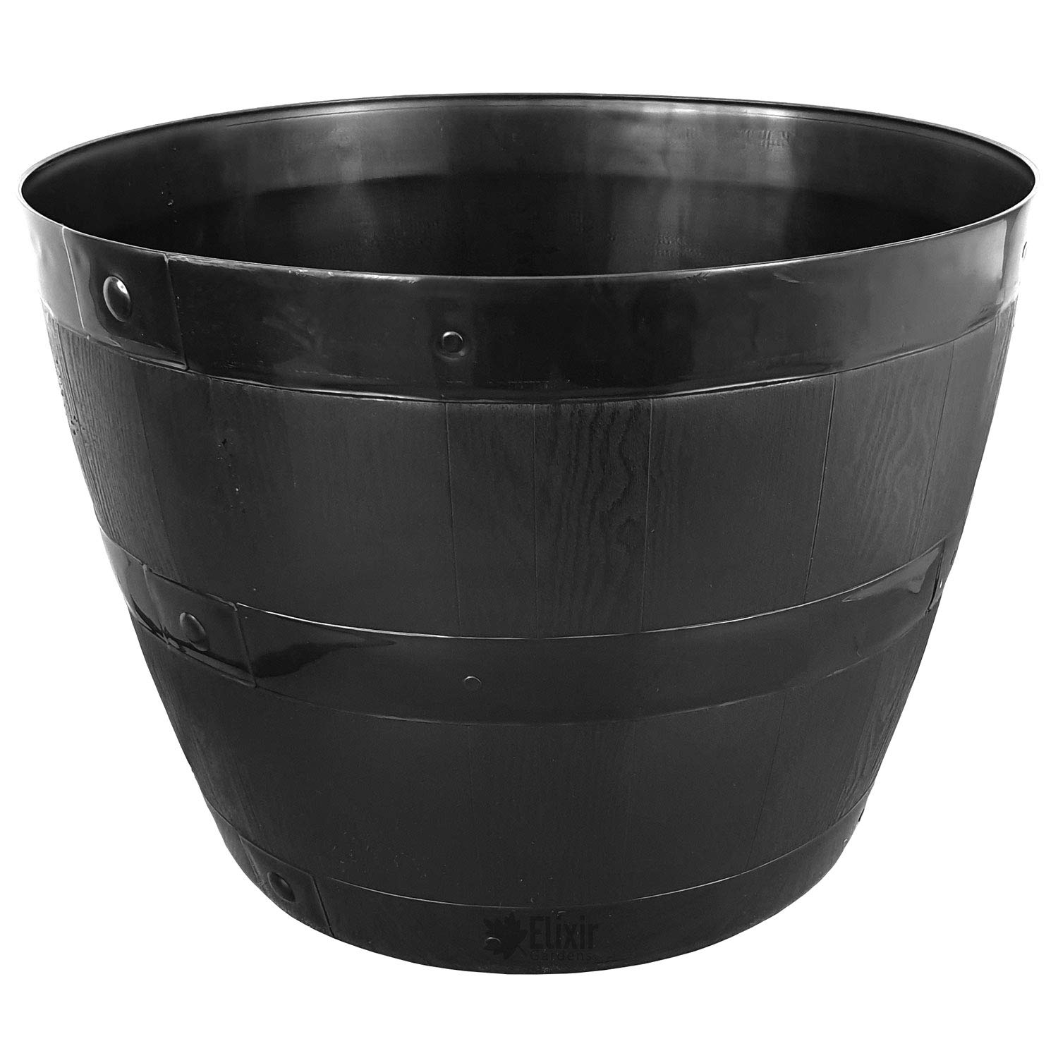 Elixir Gardens Christmas/Xmas Tree Planter Barrel Plant Pot | Various quantities available from 1 to 50 | Choose from two sizes 15 & 50L | 50 Litre x 4