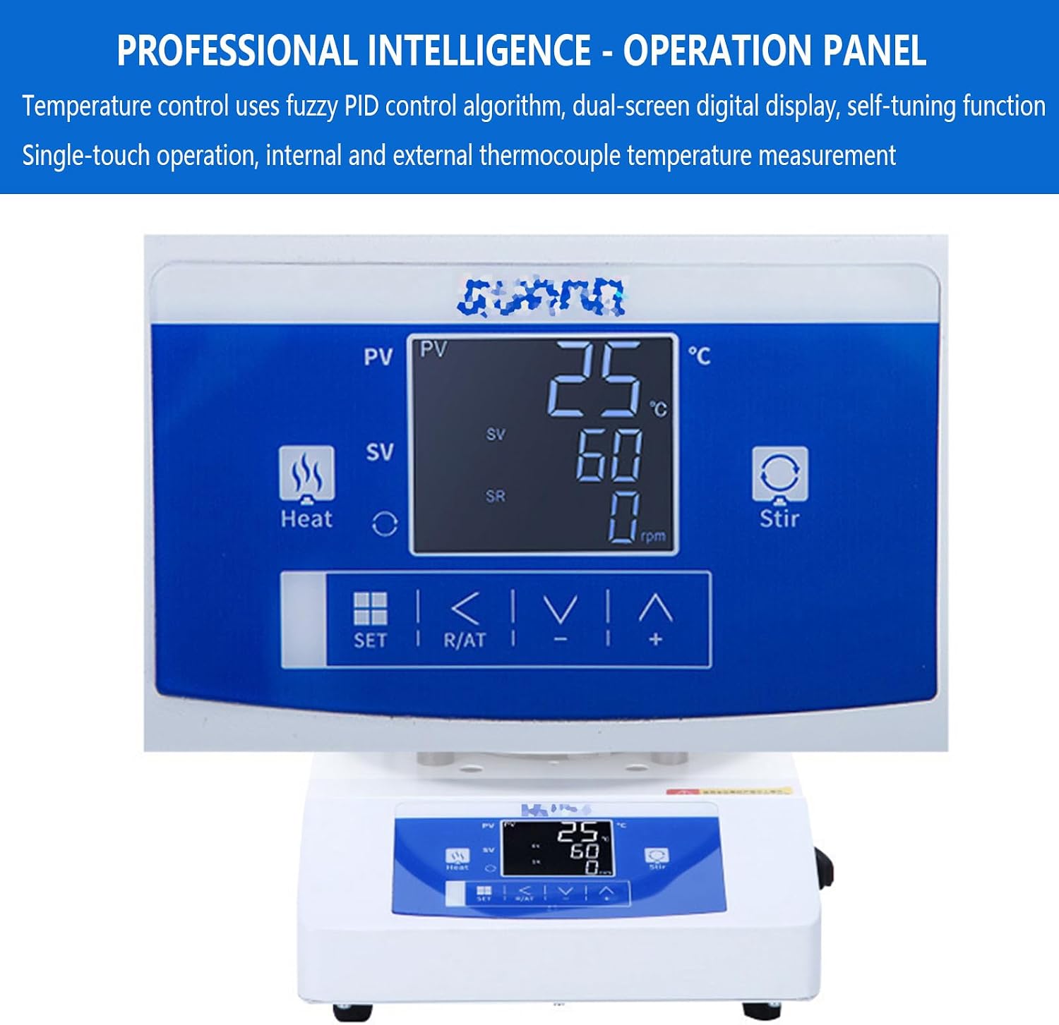 Digital Magnetic Stirrer Hotplate with Heating Function， for Laboratory Liquid Mixing and Heating in Water or Oil Bath