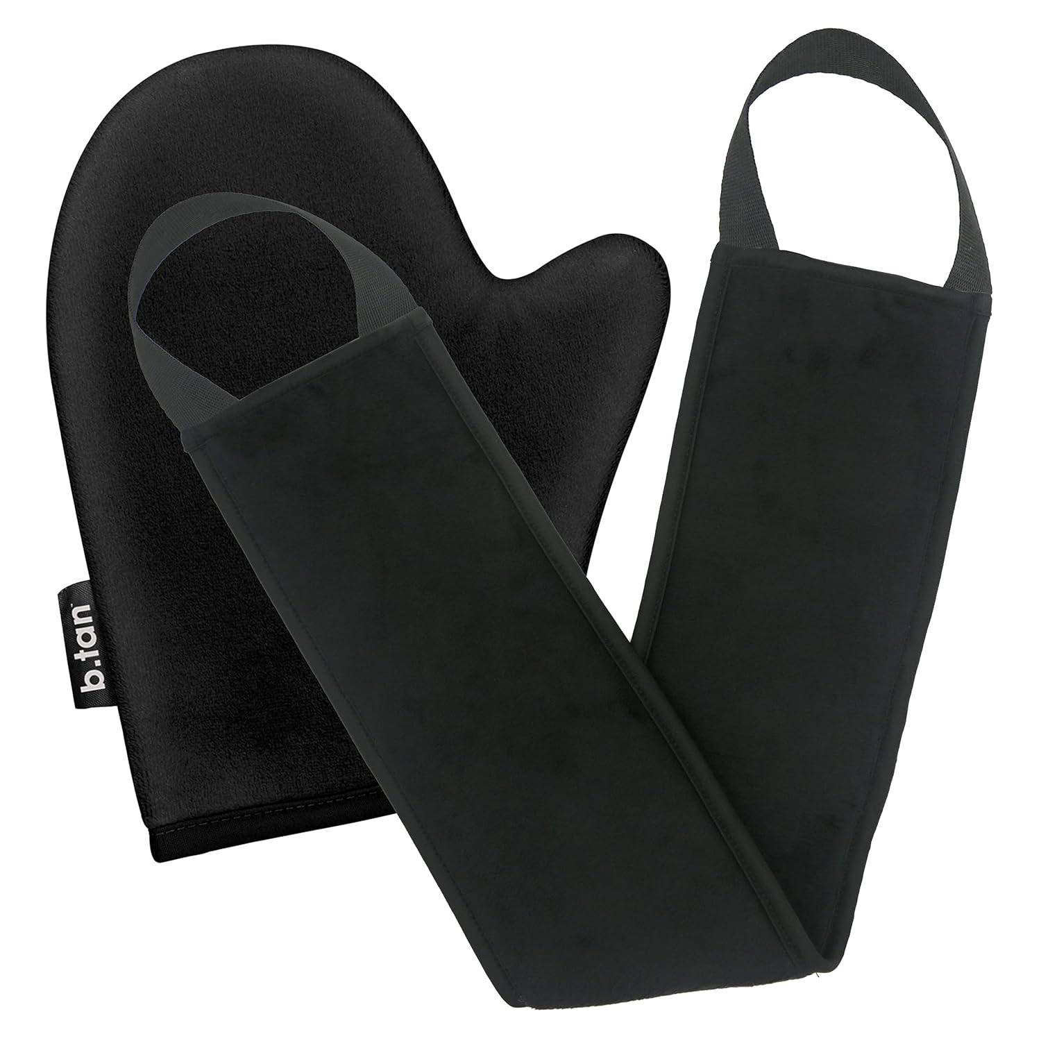 b tan Back Body Self Tanning Mitt Applicator Kit Get Your Mitts on This Bundle - Streak-Free Velvety