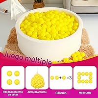 Vista 3 de Realhaha Larger Plastic Balls for Ball Pit, Play Pin Balls for Toddlers Kid Ball Pits & Accessories for Bounce House,2.76 inches,50 100 pcs