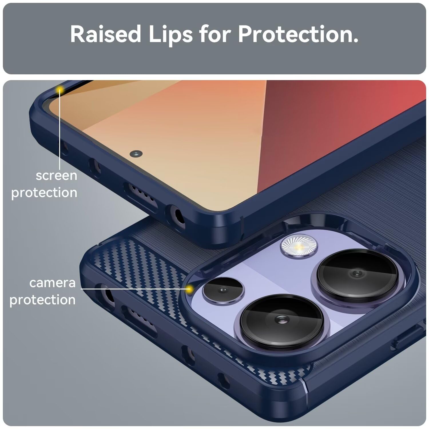 Amazon.com: Gufuwo Case for Redmi Note 13 Pro 4G Case