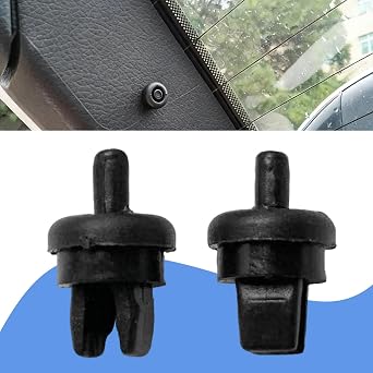 2 Pcs Rear Boot Parcel String Clips Pegs Pins 79916JD00A Replacement for Nissan Qashqai J10 J11 Note E11 Rogue Sport, Push-in Type