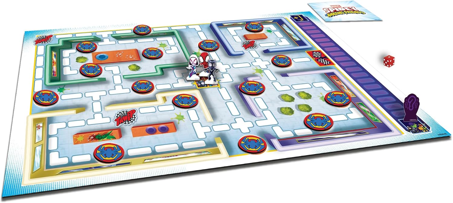 Spidey and Friends Mystery at The Museum, Help Team Spidey Catch The Villain, Fun Game for Marvel Fans, Great Gift, 2-4 Players, Ages 4+ Years