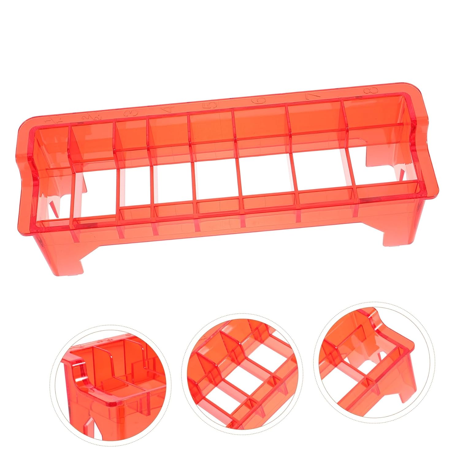NOLITOY Universal Clipper Guard Storage Box Positioning Combs for Hair Clippers Organizer Case for Barber Supplies and Accessories